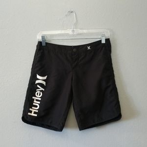 Hurley Womens 00 XXS Black Swim Board Shorts